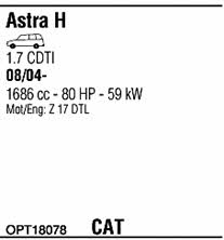 OPT18078 Walker Exhaust system