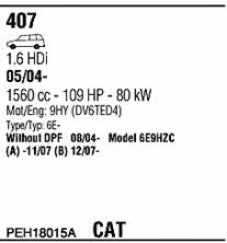 PEH18015A Walker Exhaust system