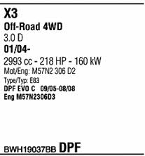 BWH19037BB Walker Exhaust system