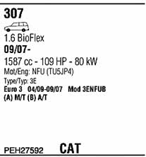 PEH27592 Walker Exhaust system