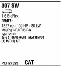PEH27593 Walker Exhaust system