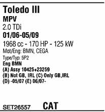 SET26557 Walker Exhaust system
