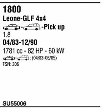  SU55006 Exhaust system SU55006