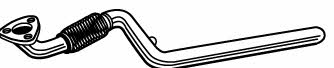Walker 09969 Exhaust pipe 09969 09969 Walker Exhaust pipe
