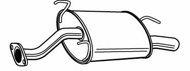 Rear exhaust silencer Rover: 22210 Walker End Silencer