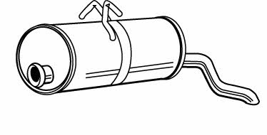 Rear exhaust silencer Citroen Berlingo: 22293 Walker End Silencer