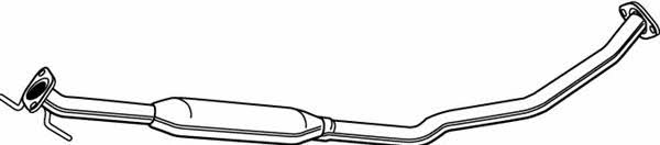 Middle silencer Suzuki Splash: 23649 Walker Central silencer