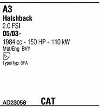 AD23058 Walker Exhaust system