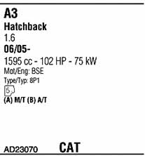AD23070 Walker Exhaust system