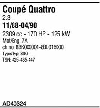 AD40324 Walker Exhaust system