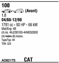 AD62175 Walker Exhaust system