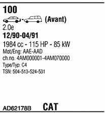  AD62178B Exhaust system AD62178B