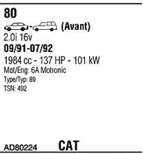 AD80224 Walker Exhaust system