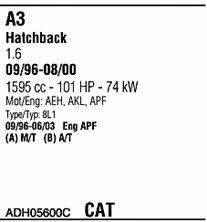ADH05600C Walker Exhaust system
