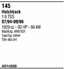 AR14508 Walker Exhaust system