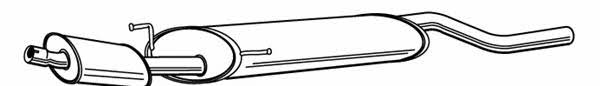 Central silencer Fiat: 21453 Walker Central silencer