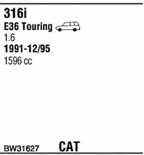  BW31627 Exhaust system BW31627