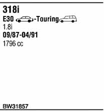 BW31857 Walker Exhaust system