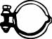 Walker 80299 Exhaust clamp 80299 80299 Walker Exhaust clamp