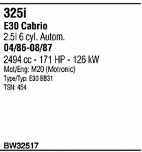 BW32517 Walker Exhaust system