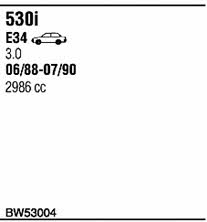 Walker BW53004 Exhaust system BW53004