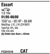 FO31519 Walker Exhaust system
