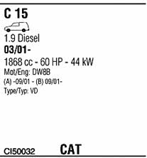 CI50032 Walker Exhaust system