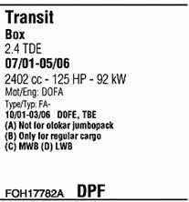  FOH17782A Exhaust system FOH17782A