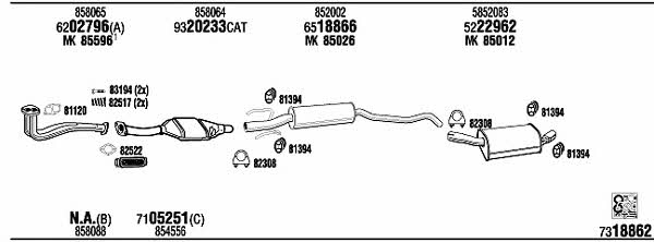 Buy Walker OP30158 at a low price in United Arab Emirates!