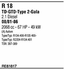  RE61817 Exhaust system RE61817