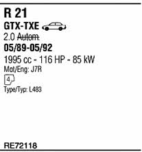 Walker RE72118 Exhaust system RE72118