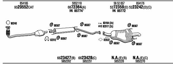 Buy Walker OPH13742 at a low price in United Arab Emirates!