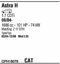 OPH18079 Walker Exhaust system
