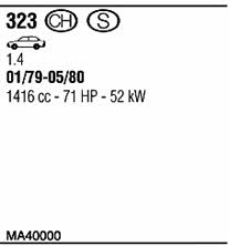 MA40000 Walker Exhaust system