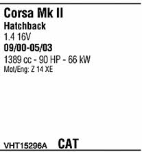 VHT15296A Walker Exhaust system