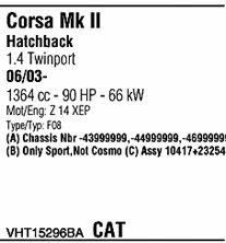 VHT15296BA Walker Exhaust system