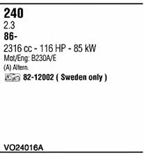 VO24016A Walker Exhaust system