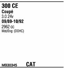 MB30345 Walker Exhaust system