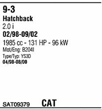 SAT09379 Walker Exhaust system