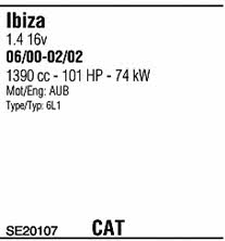 SE20107 Walker Exhaust system