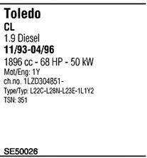SE50026 Walker Exhaust system