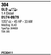  PE30411 Exhaust system PE30411