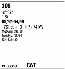 Walker PE30658 Exhaust system PE30658 PE30658 Walker Exhaust system