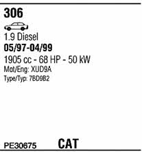 Walker PE30675 Exhaust system PE30675