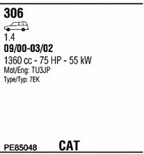 PE85048 Walker Exhaust system