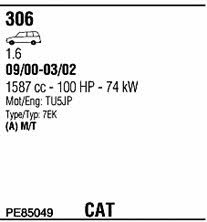 PE85049 Walker Exhaust system