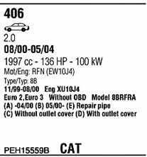 PEH15559B Walker Exhaust system