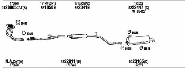 Buy Walker PEH17834 at a low price in United Arab Emirates!
