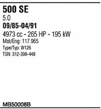  MB50006B Exhaust system MB50006B