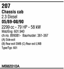  MB82010A Exhaust system MB82010A